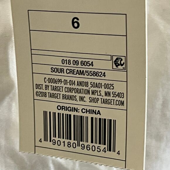 A New Day White A Line Sundress NEW Button Front Pockets Size 6 Knee Length - Picture 7 of 11